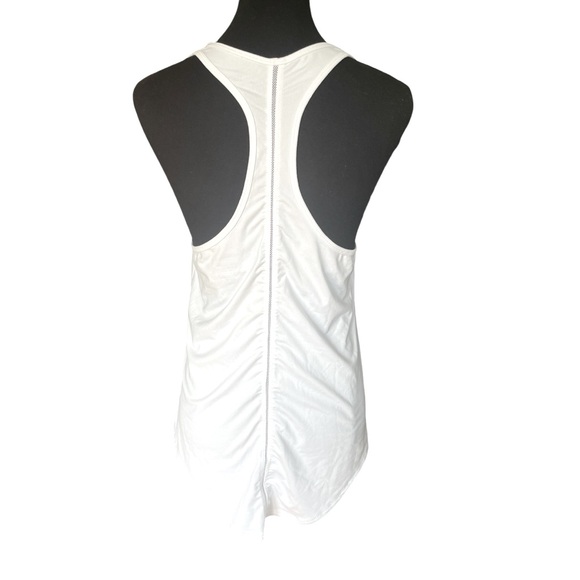 🔥Zyia Active White Effortless Mesh Trim Racerback Tank, Size XL, Yoga Runnjng - Picture 5 of 7